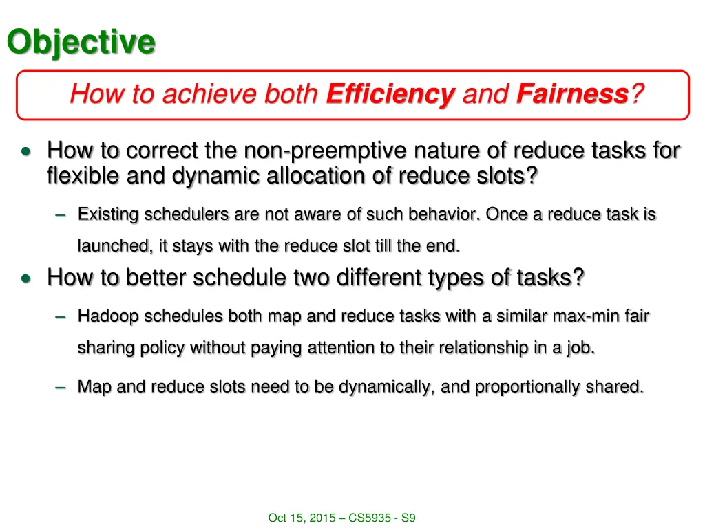 objective