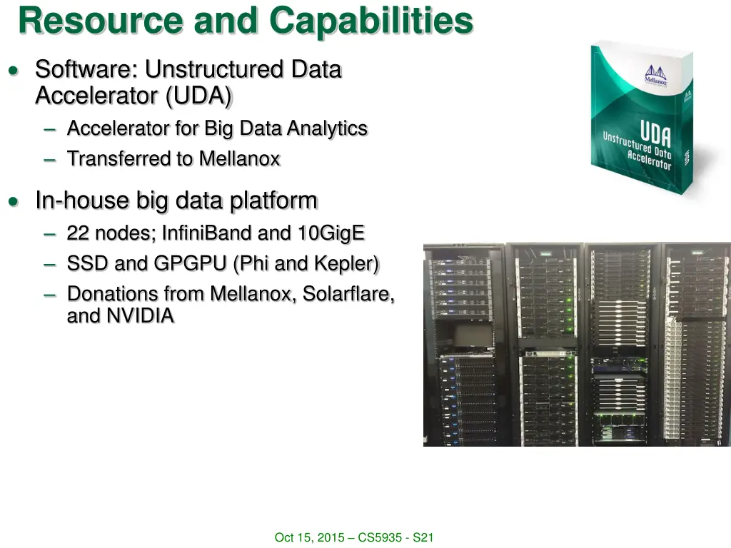 resource and capabilities software unstructured