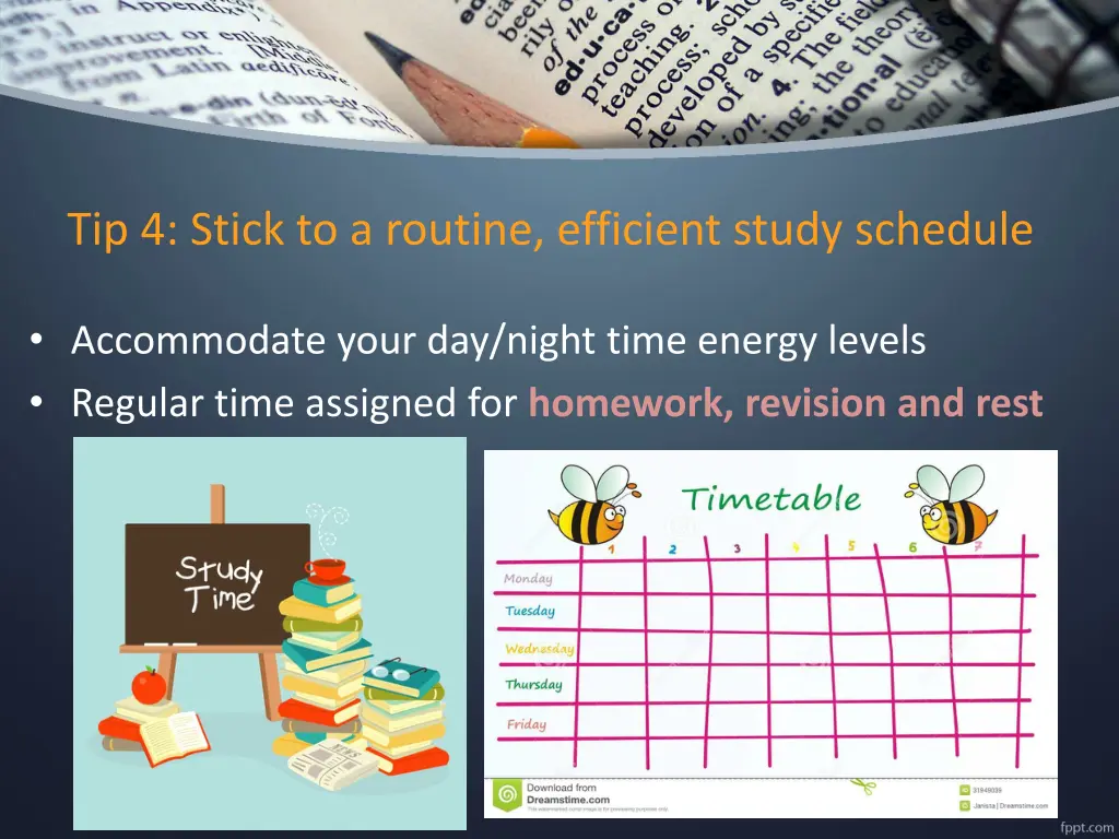 tip 4 stick to a routine efficient study schedule