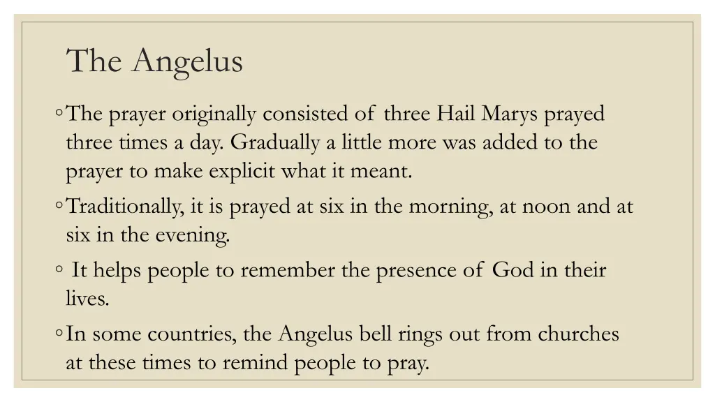 the angelus 1