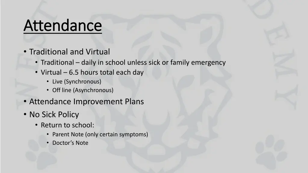 attendance attendance