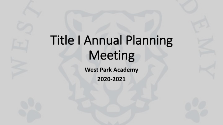 title i annual planning title i annual planning