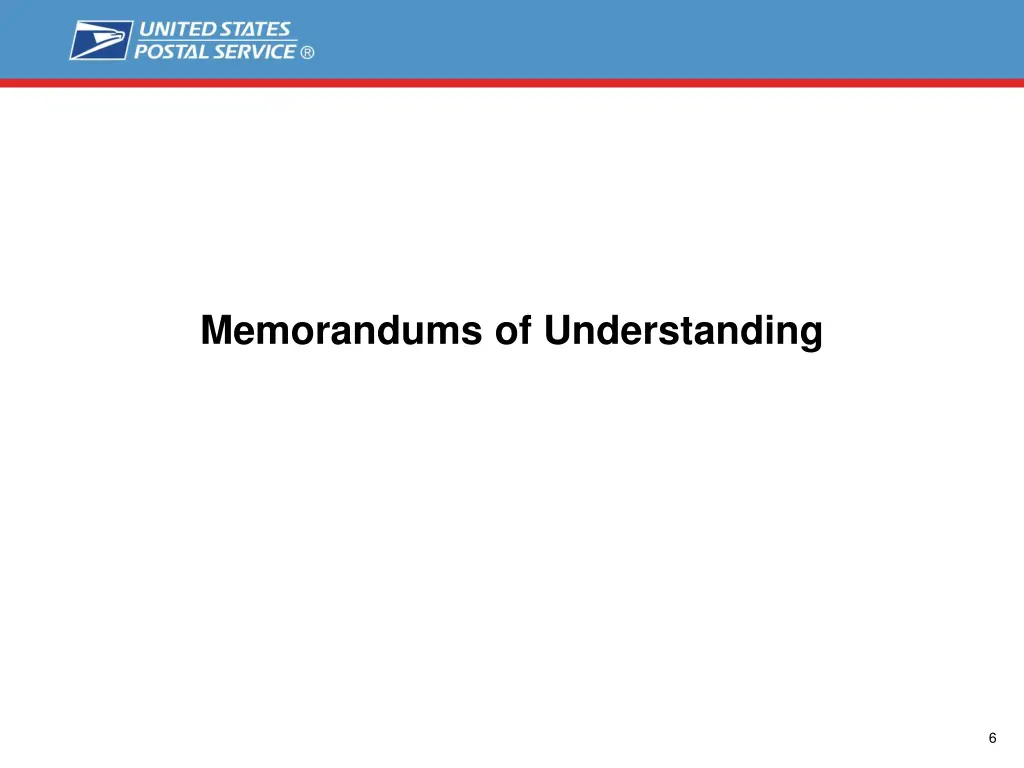 memorandums of understanding