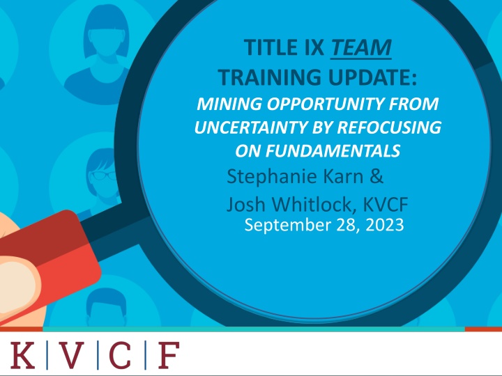 title ix team training update mining opportunity