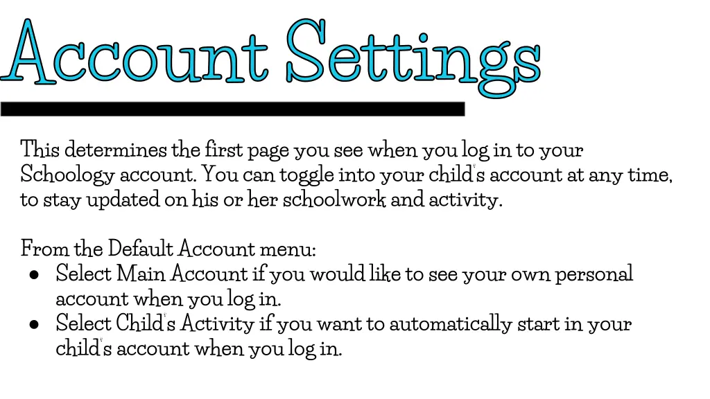 account settings 1