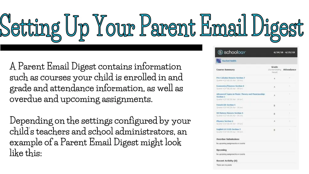 setting up your parent email digest 1
