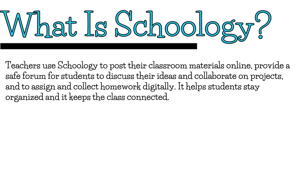 what is schoology