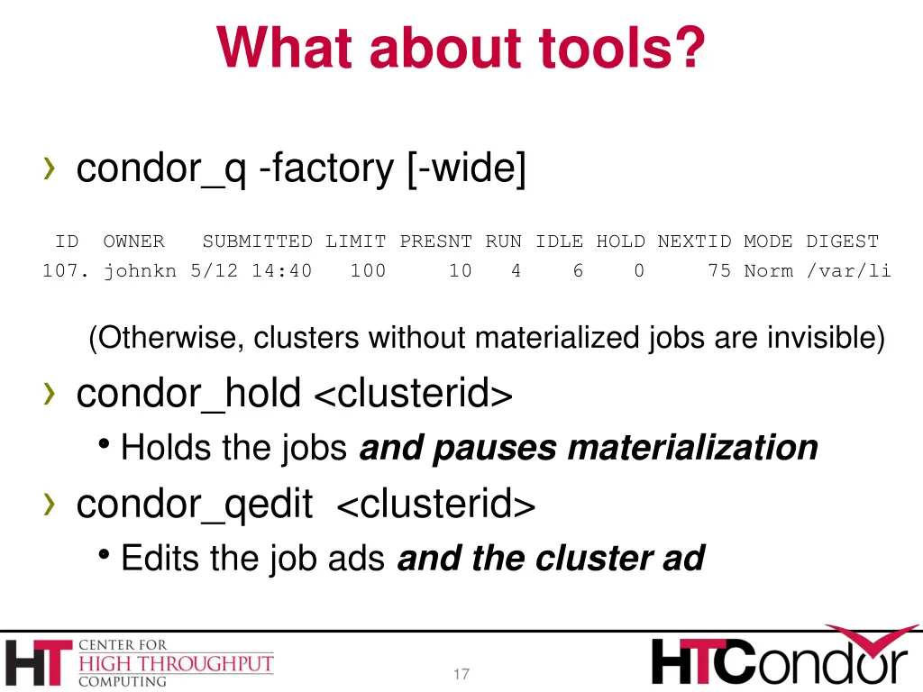 what about tools