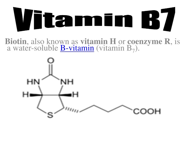 biotin also known as vitamin h or coenzyme
