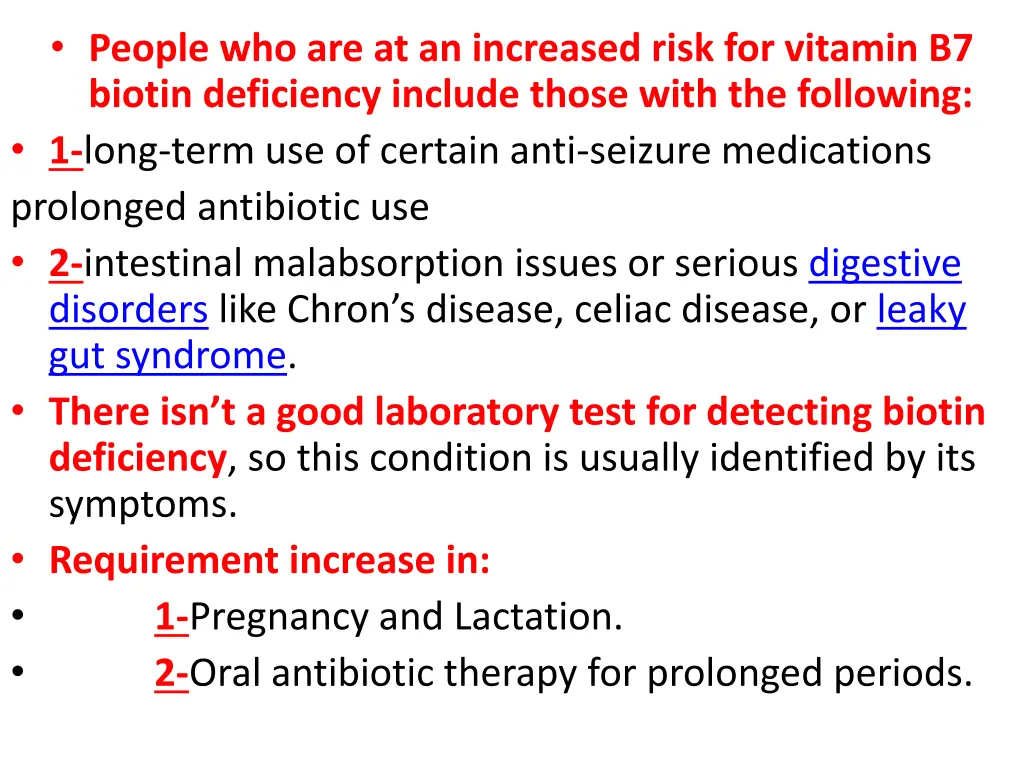 people who are at an increased risk for vitamin
