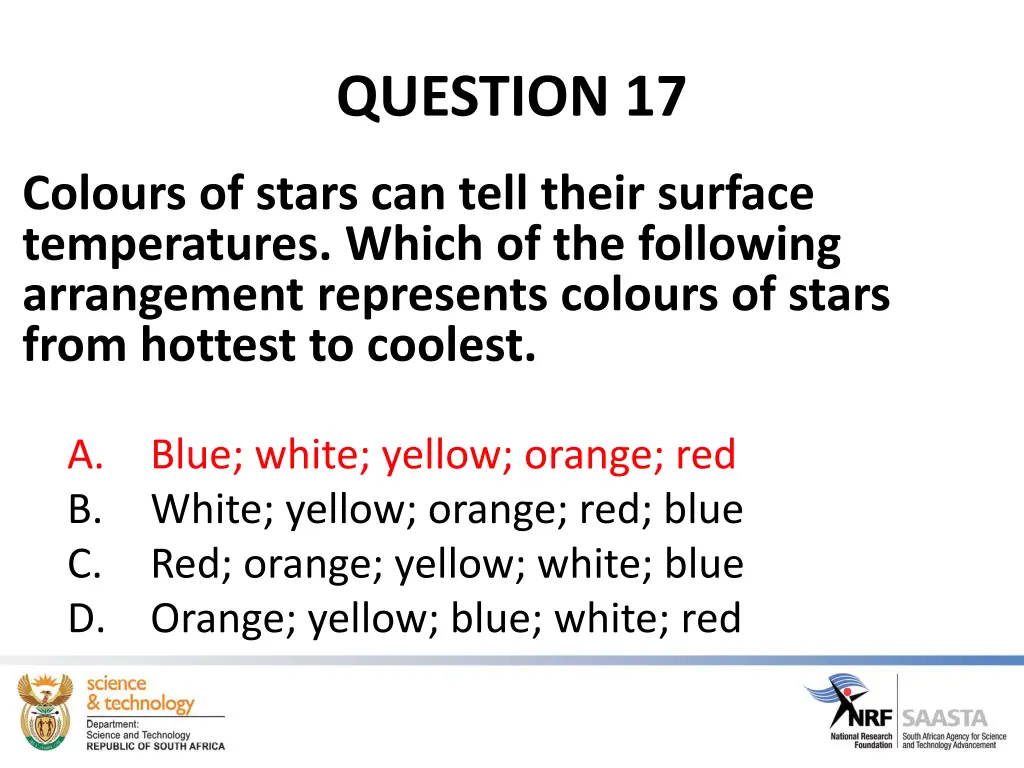 question 17