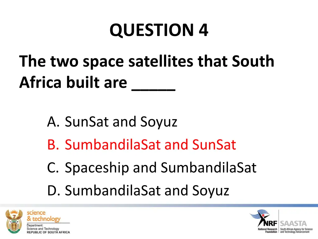 question 4 1