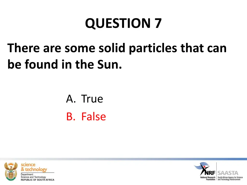 question 7