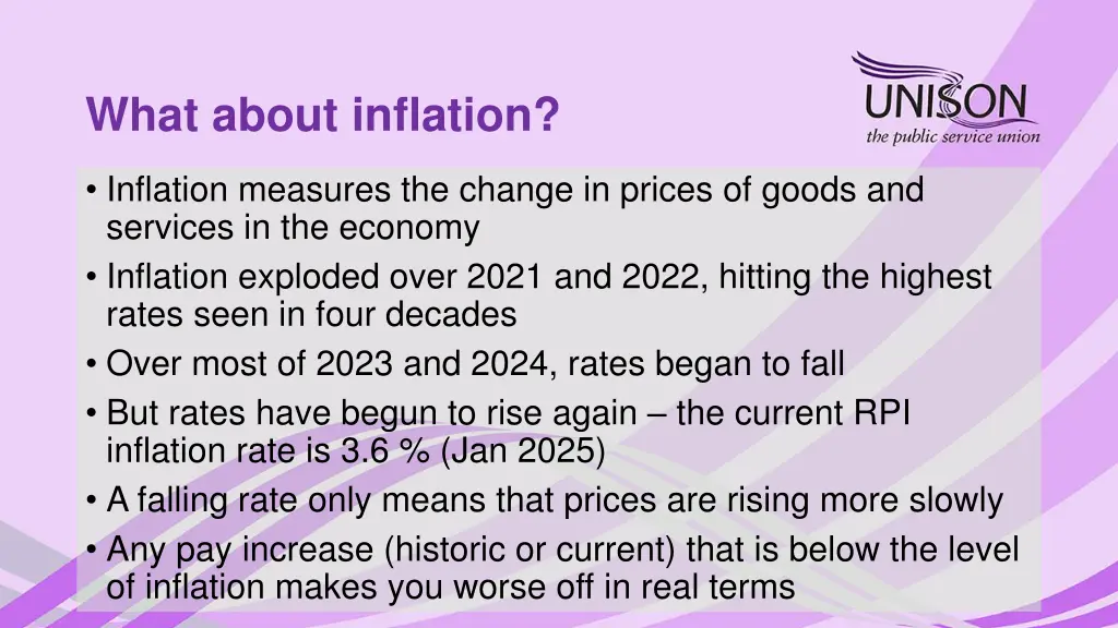 what about inflation