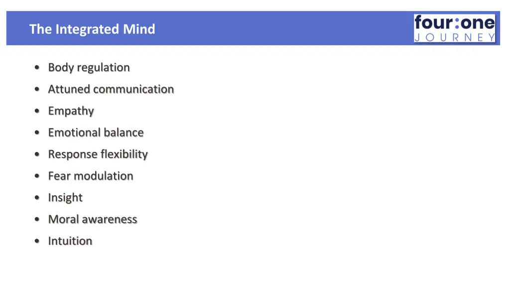 the integrated mind