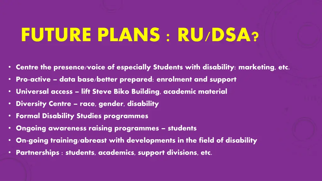 future plans ru dsa