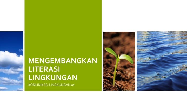 mengembangkan literasi lingkungan