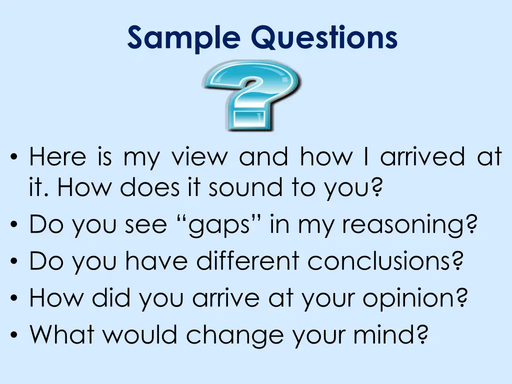 sample questions