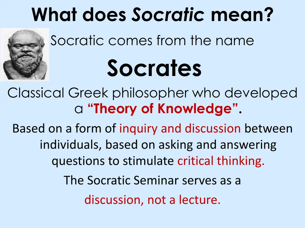 what does socratic mean socratic comes from