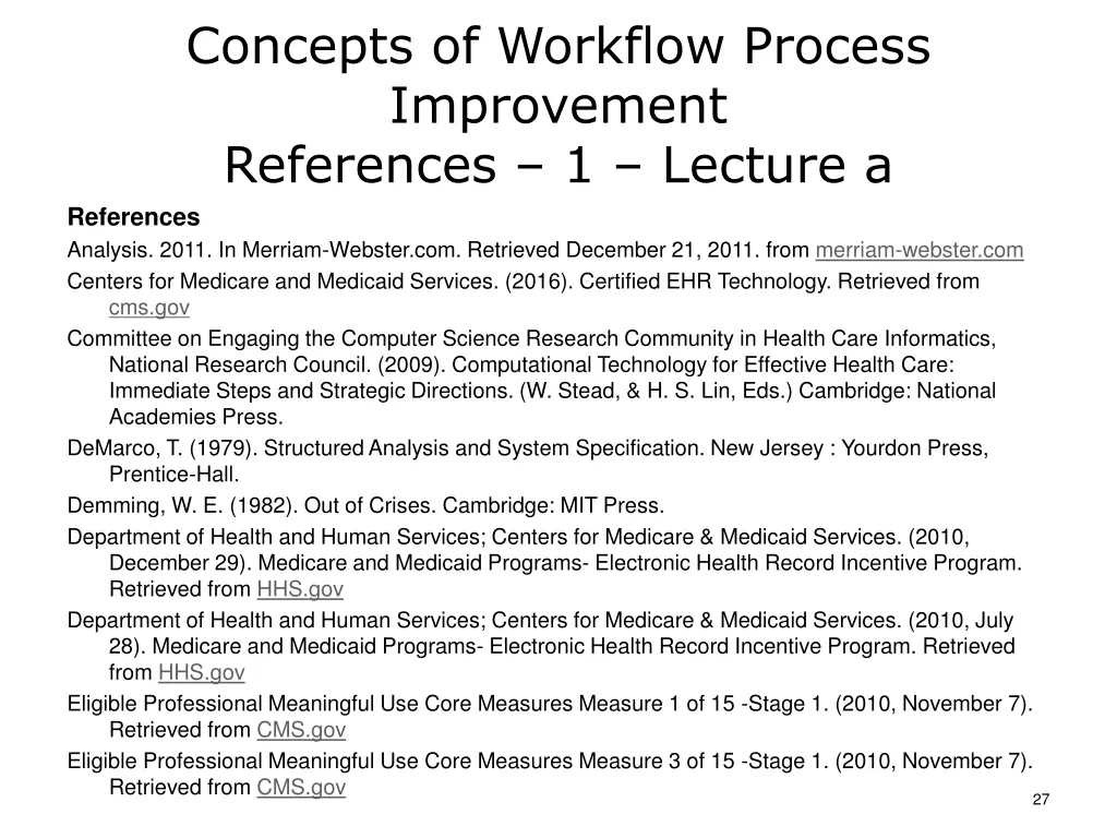 concepts of workflow process improvement