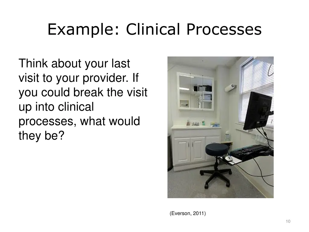example clinical processes