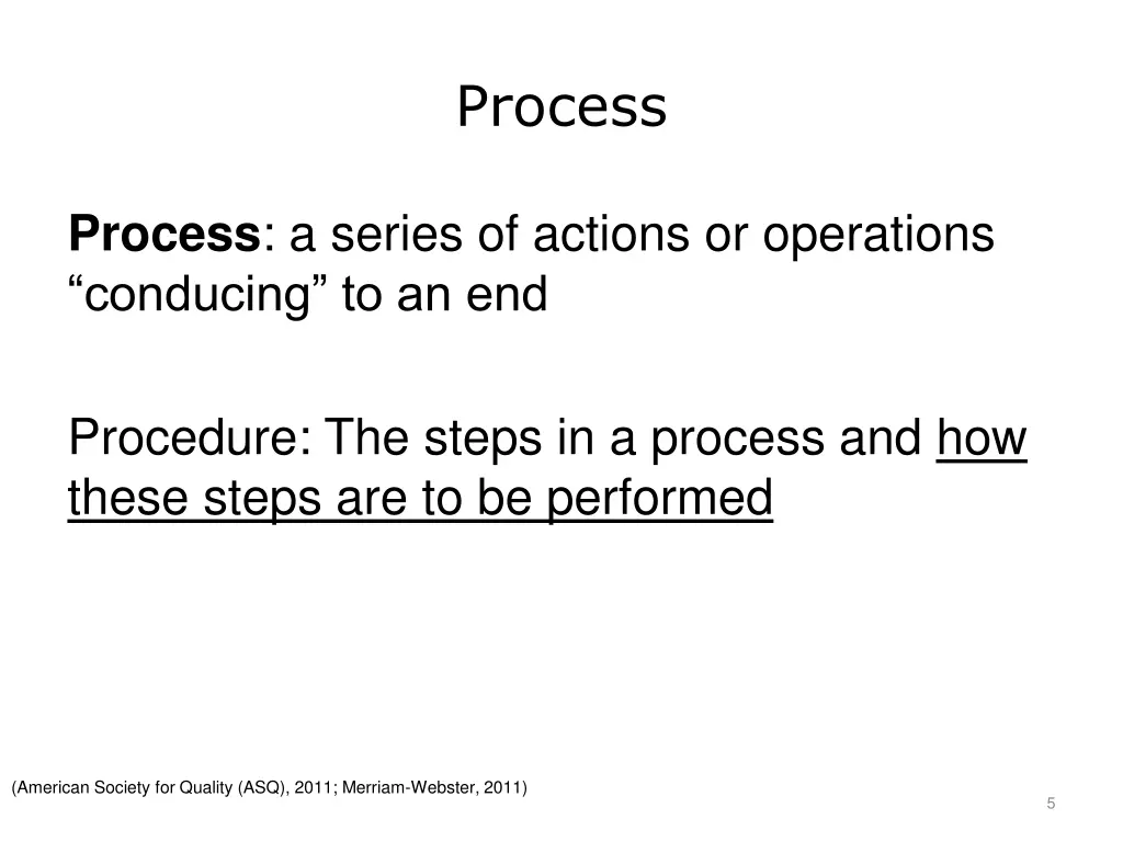 process