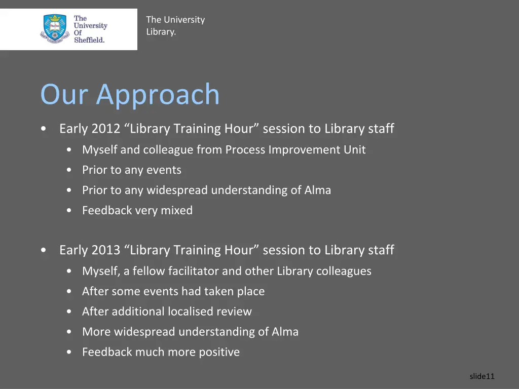 the university library 10