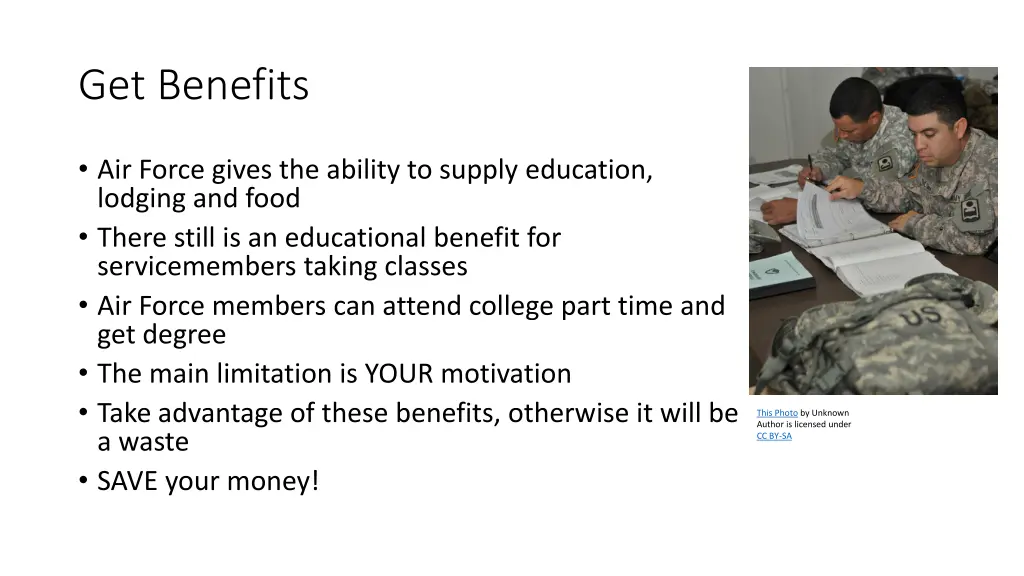 get benefits