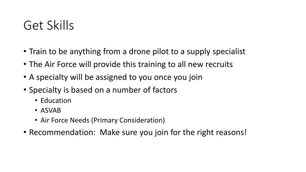 get skills