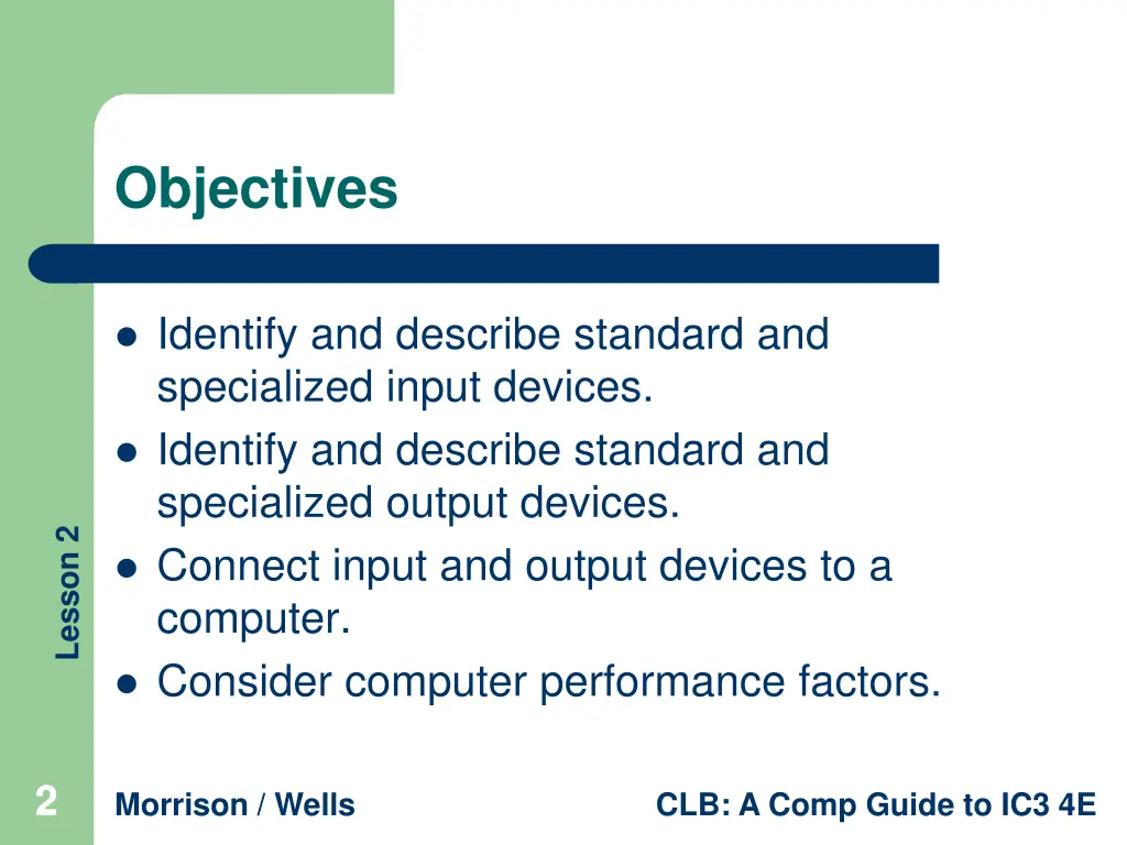 objectives
