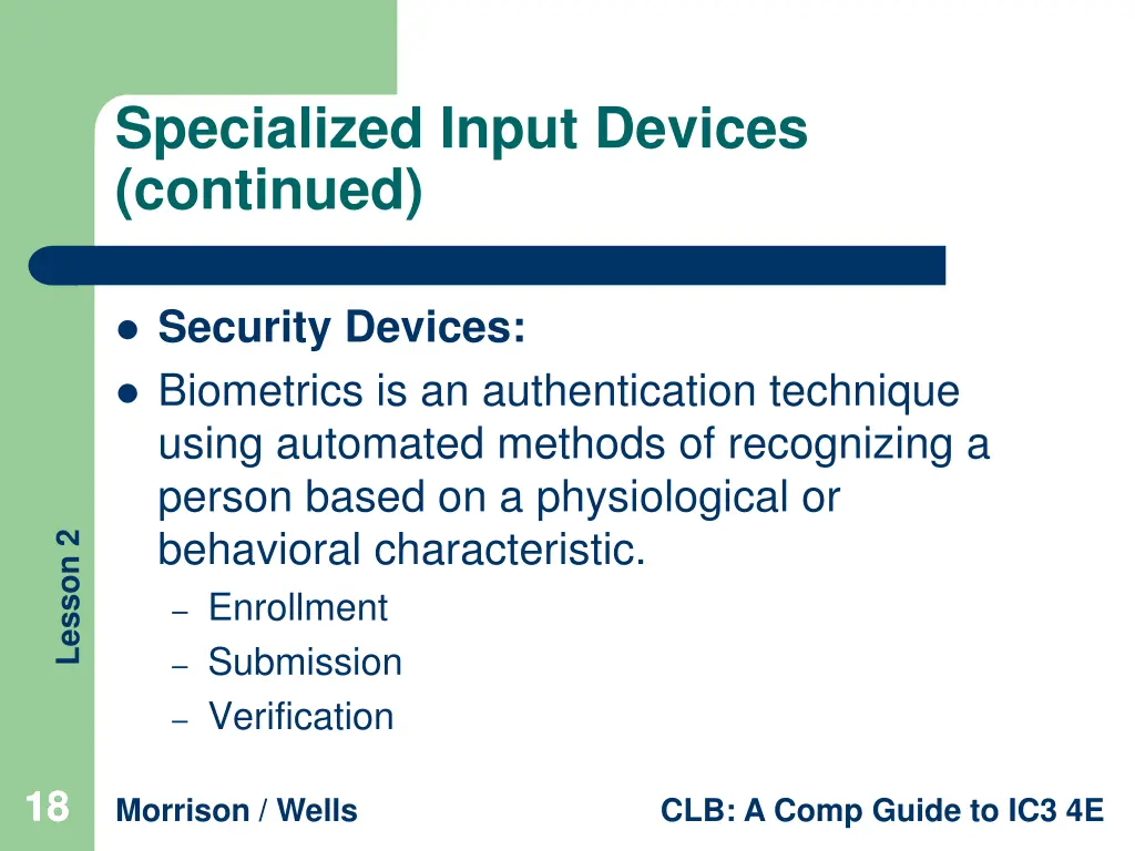 specialized input devices continued 4
