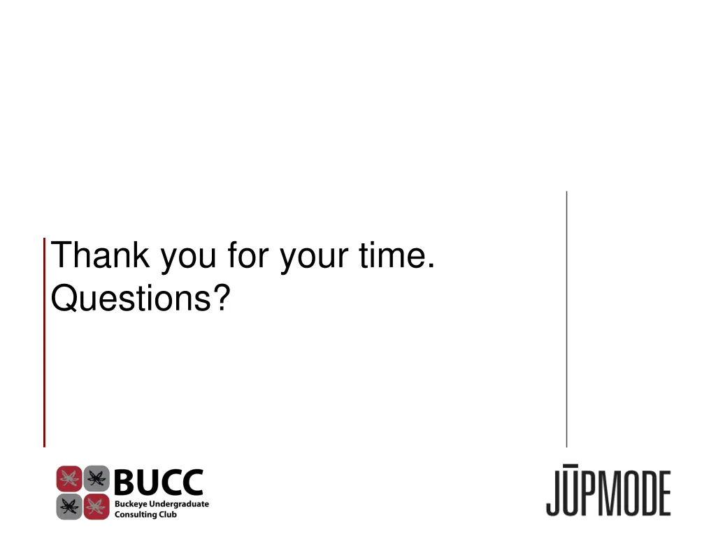 thank you for your time questions