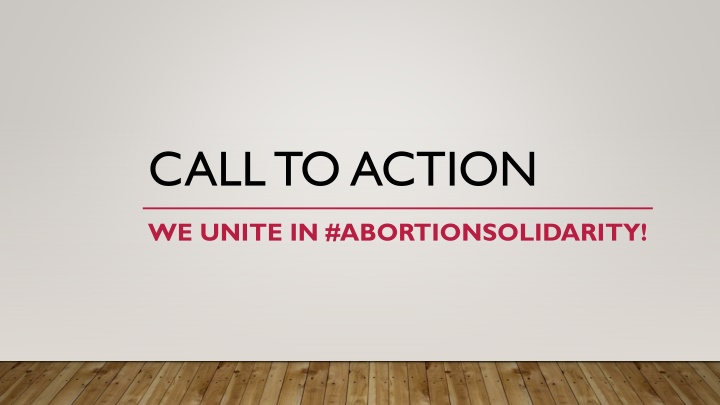 call to action