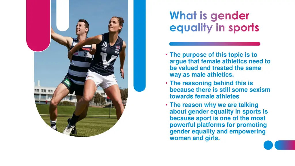 what is gender equality in sports