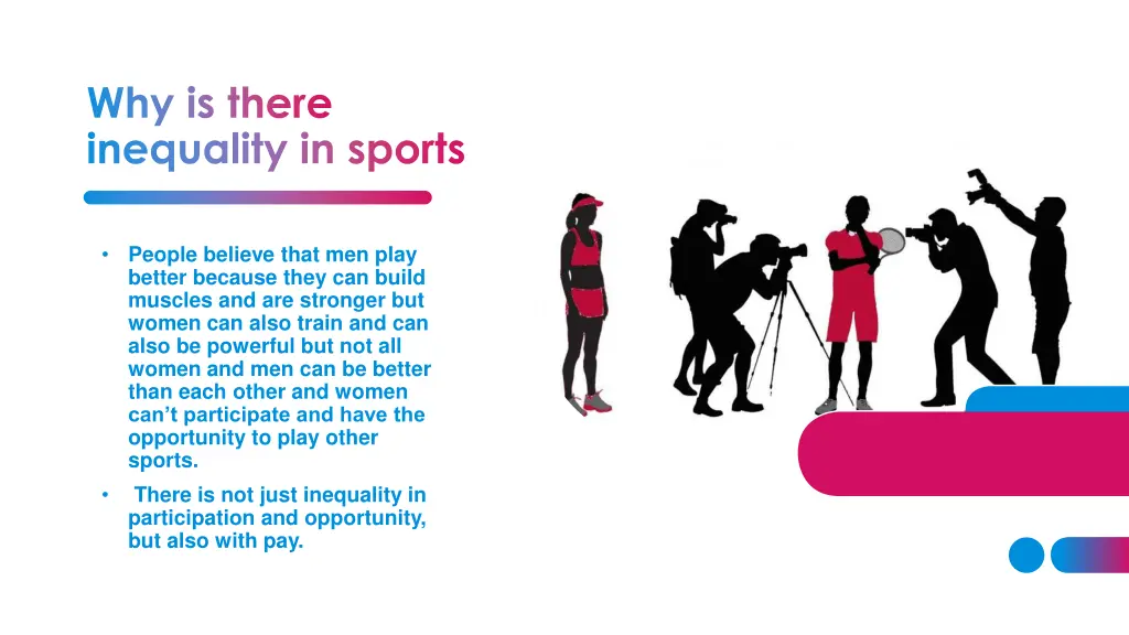 why is there inequality in sports