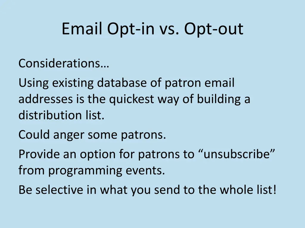 email opt in vs opt out