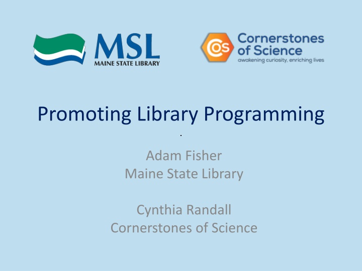 promoting library programming