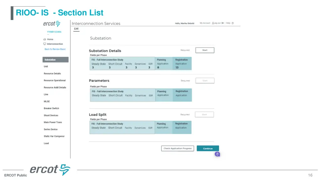 rioo is section list