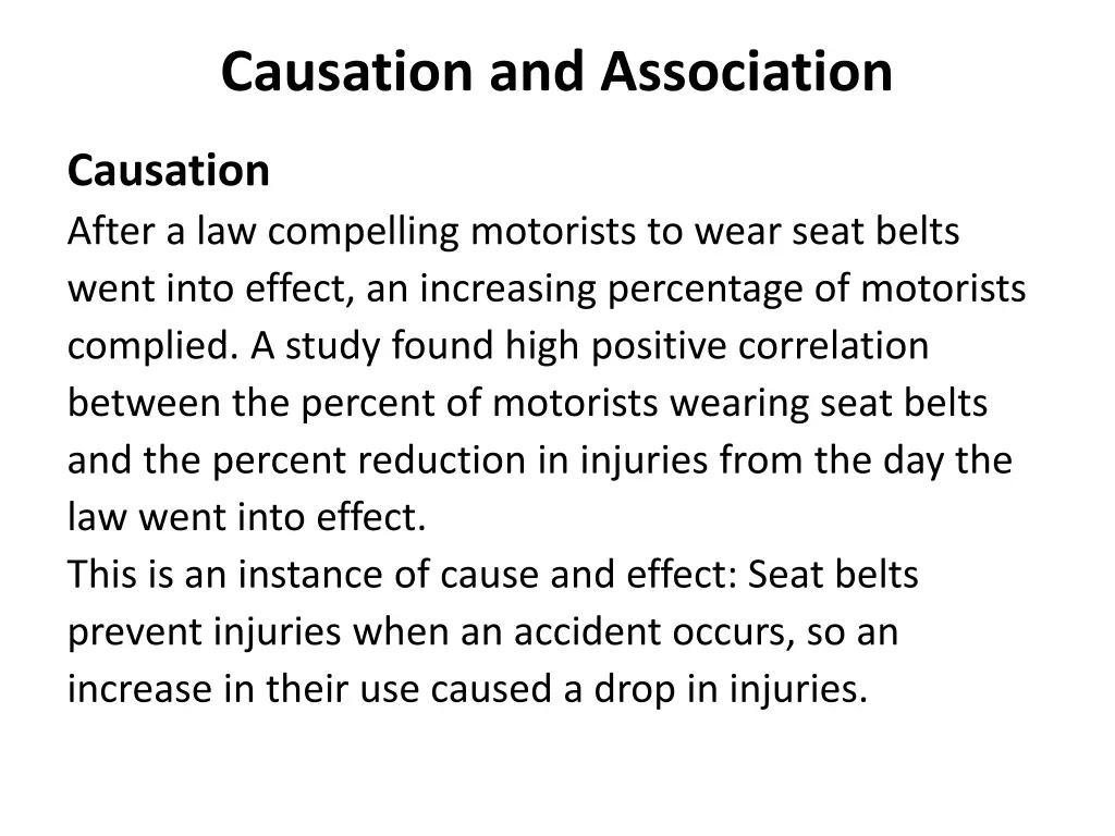 causation and association 1