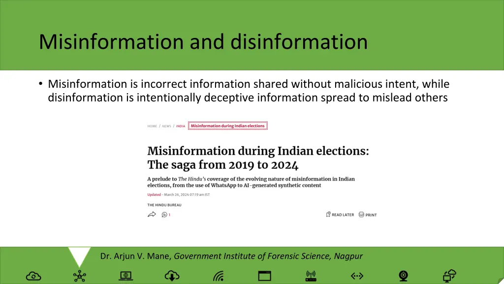 misinformation and disinformation 1