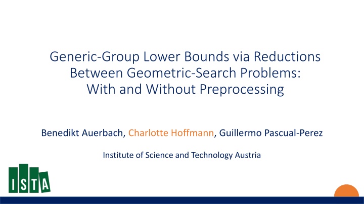 generic group lower bounds via reductions between