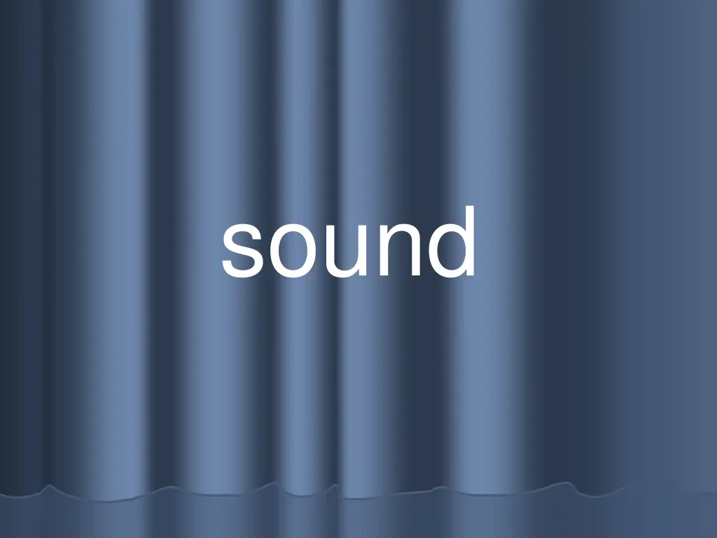 sound