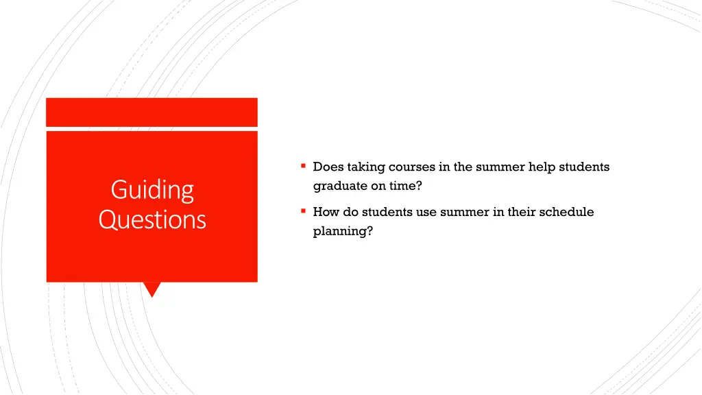 does taking courses in the summer help students