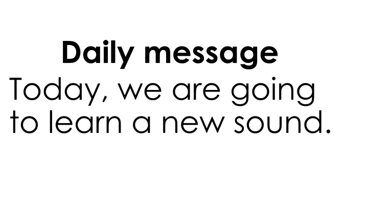 daily message today we are going to learn