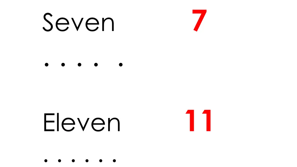 seven 7