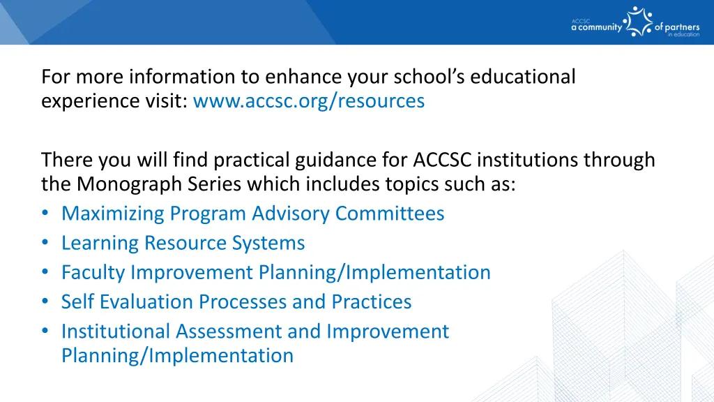 for more information to enhance your school