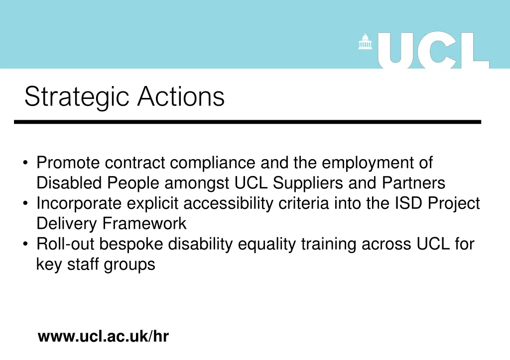 strategic actions