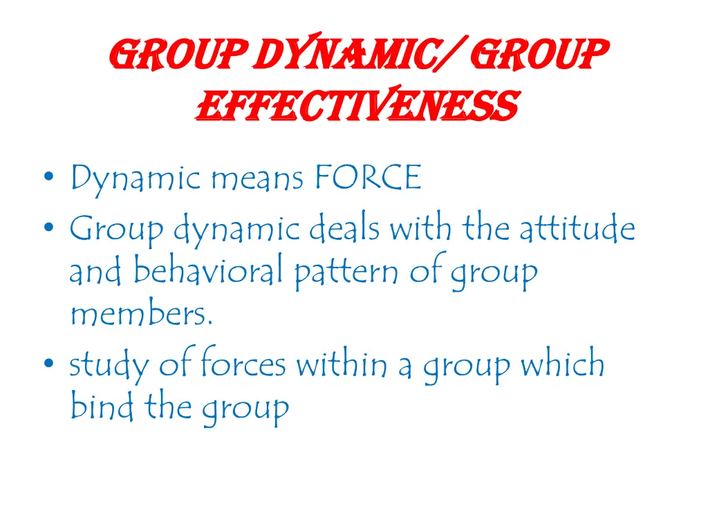 group dynamic group group dynamic group