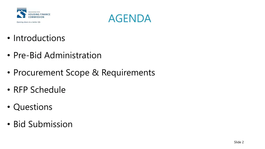 agenda