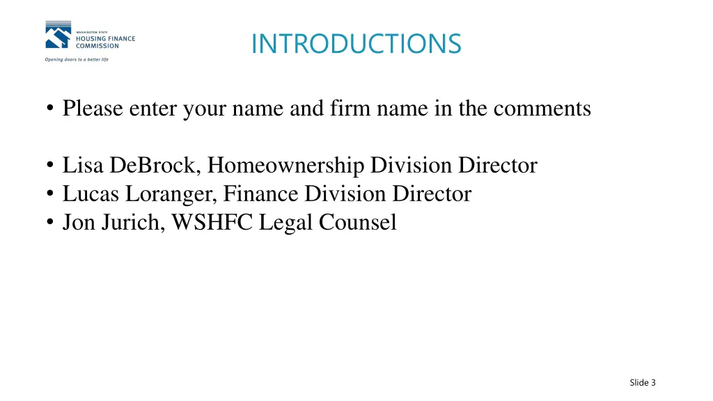 introductions